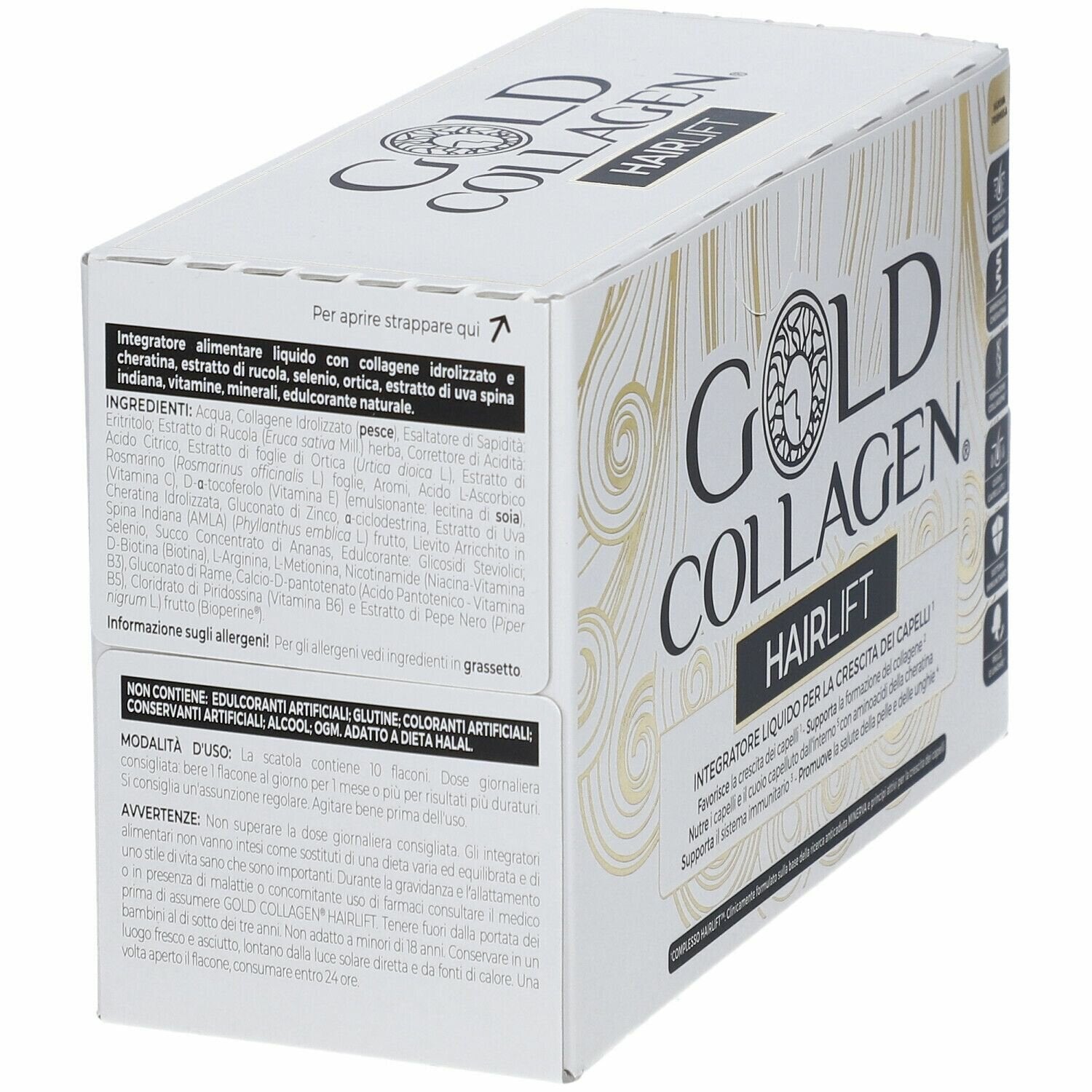 Gold collagen hairlift 10fl