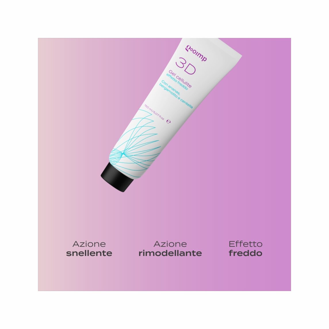 Gooimp 3D Gel Cellulite Rimodellante Effetto Freddo 150 ml