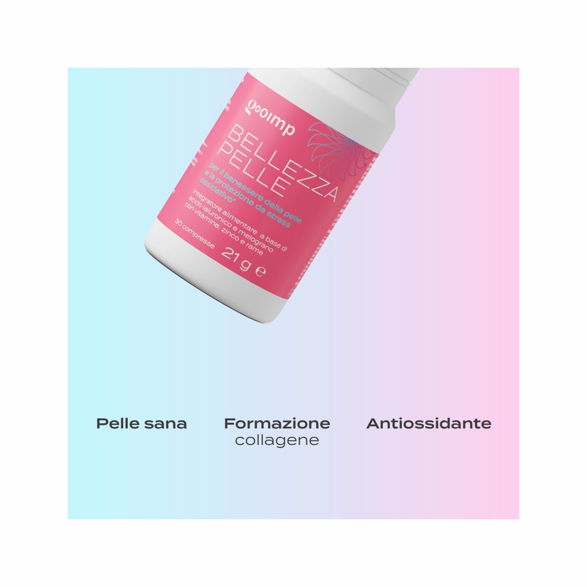 Gooimp Bellezza Pelle Integratore Stress Ossidativo 30 Compresse