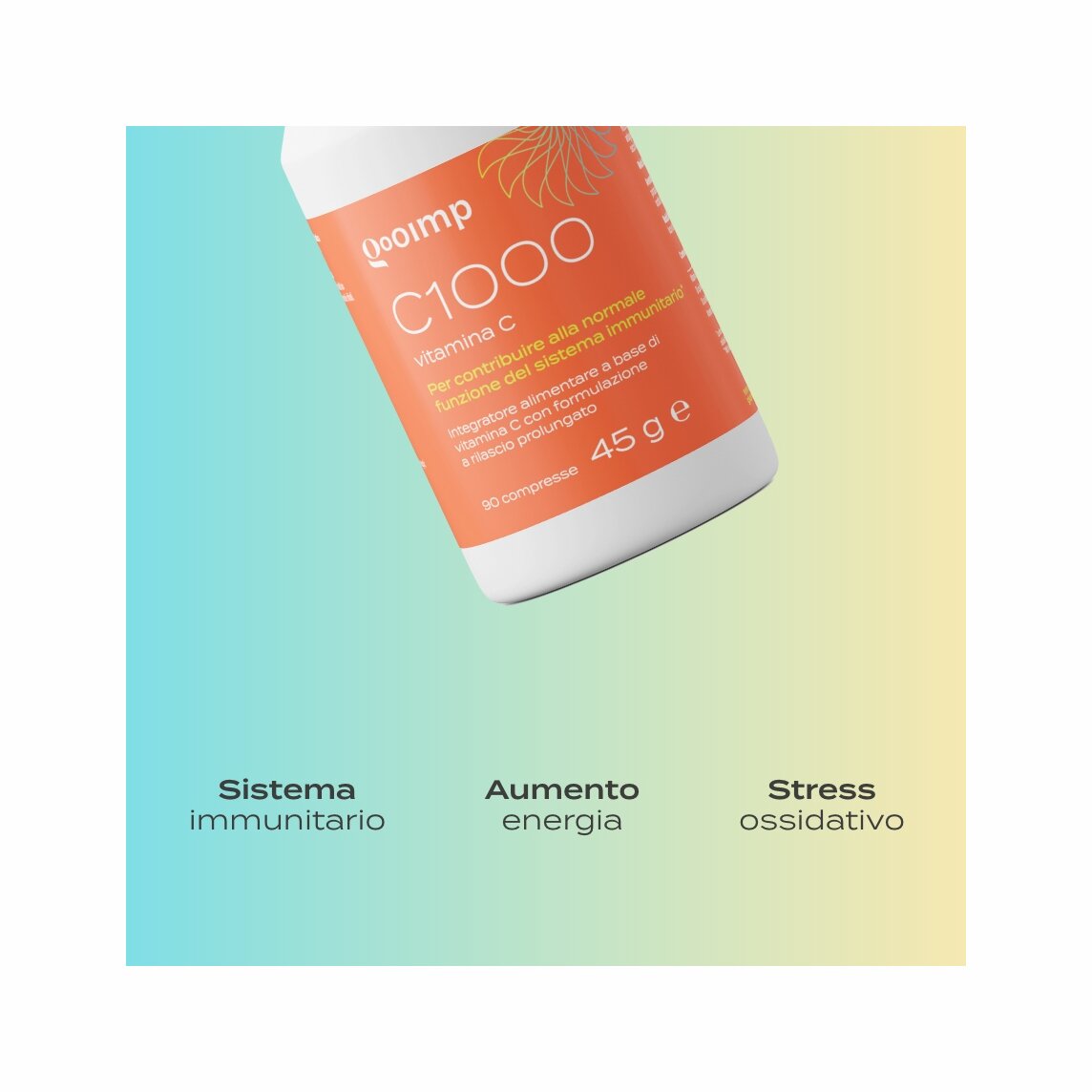 Gooimp C1000 Integratore Vitamina C 90 Compresse