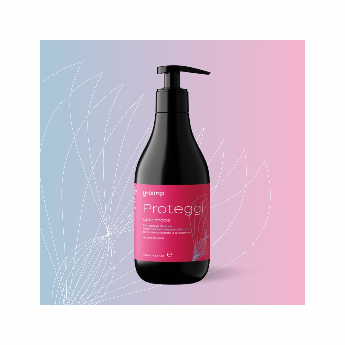 Gooimp Proteggi Latte Doccia Azione Idratante Protettiva 400 ml
