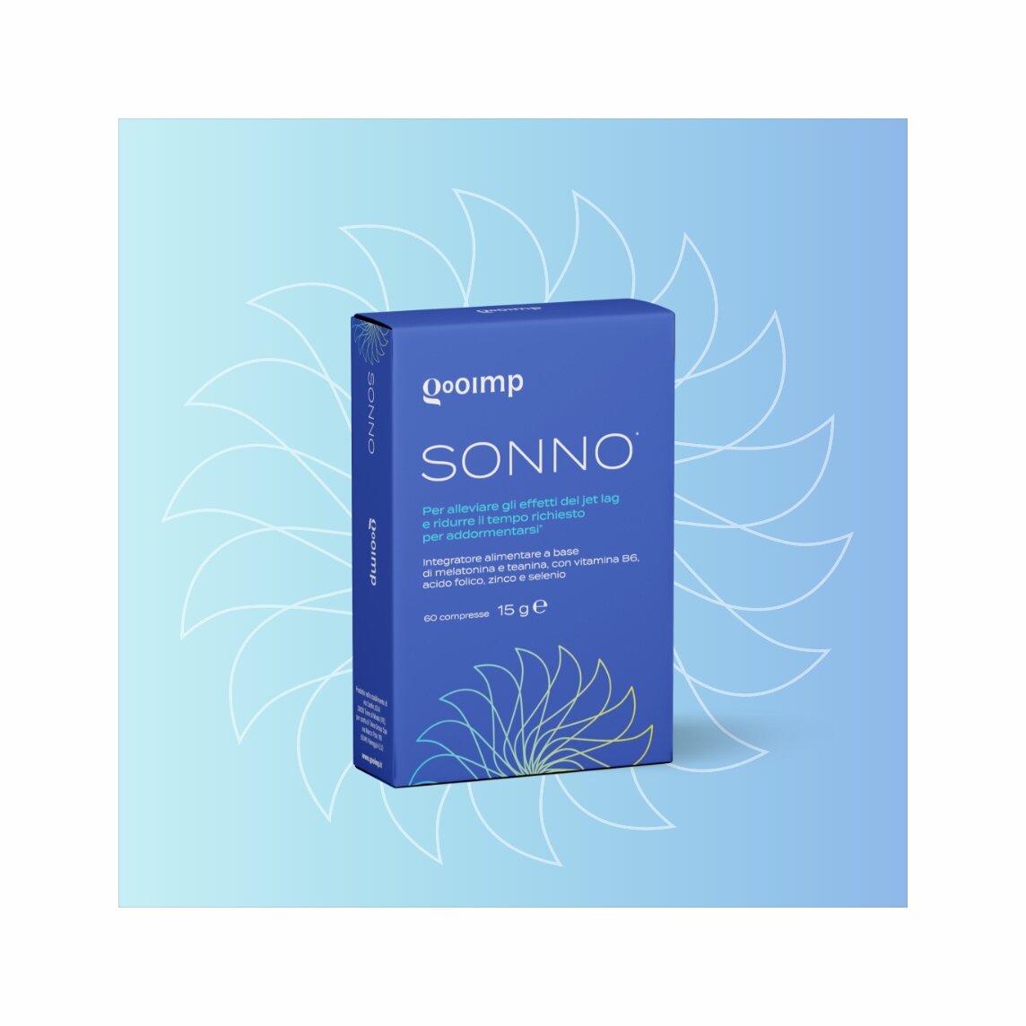 Gooimp Sonno Integratore Coadiuvante Sonno 60 Compresse