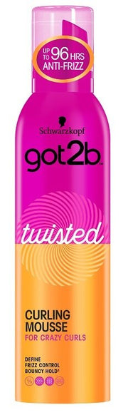 Got2b twisted mousse capelli ricci 250 ml