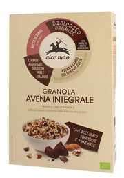 Granola avena integrale con cioccolato fondente e mandorle 300 g