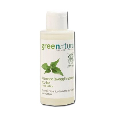 Greenatural shampoo lavaggi frequenti lino/ortica 100 ml