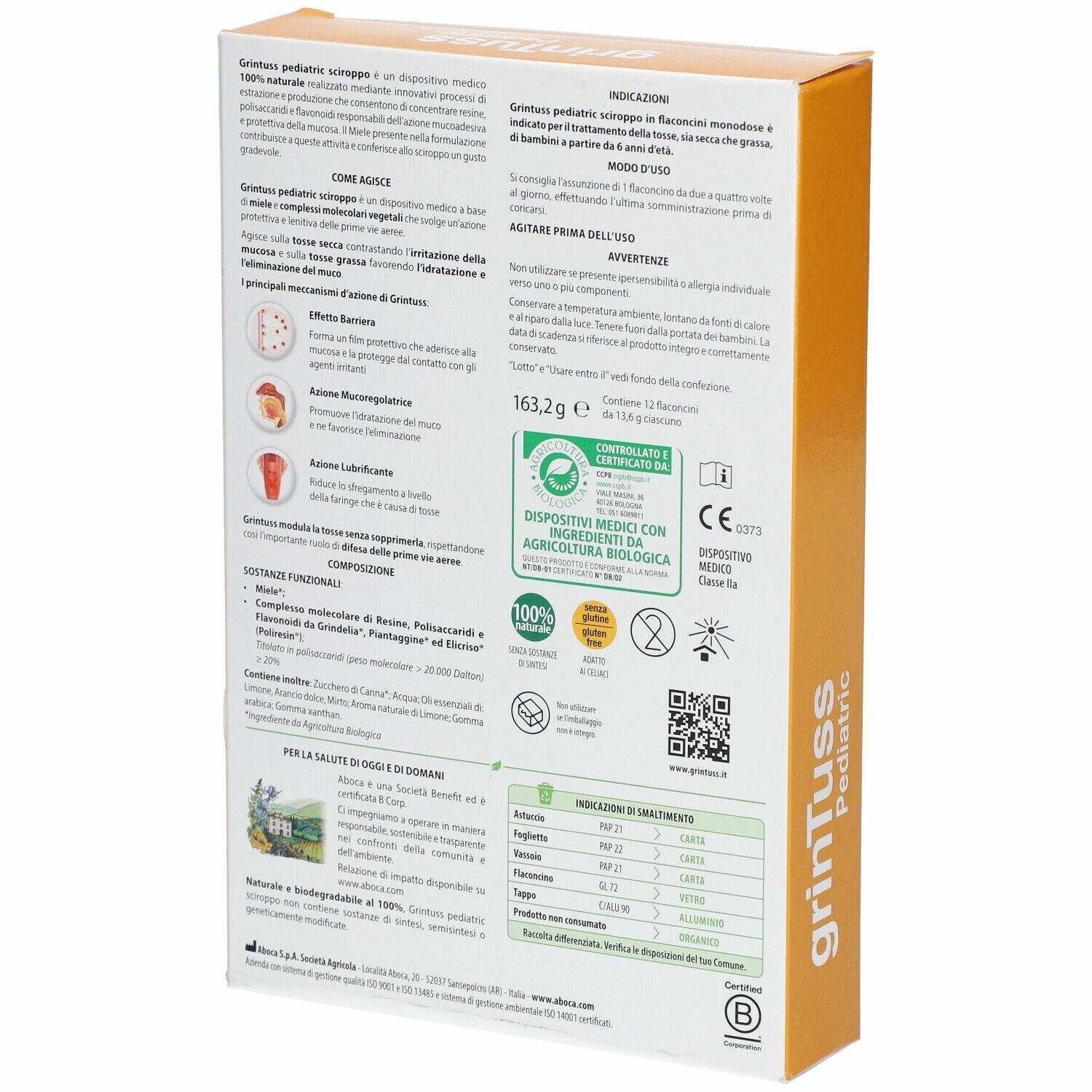 Grintuss pediatric sciroppo 12fl