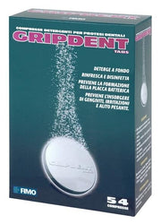 Gripdent tabs detergente per protesi dentaria 54 compresse