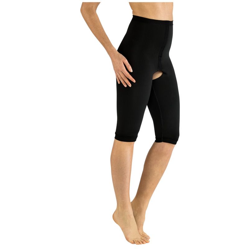 Guaina per liposuzione wellness 370 corta nero m