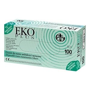 Guanto lattice eko 7 100pz