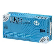 Guanto monouso in nitrile blu superficie microruvida eko zero pw senza polvere misura 10 extra large 100 pezzi