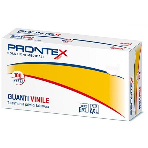 Guanto prontex vinile medio 100 pezzi