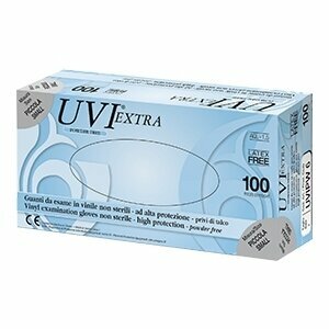 Guanto vinile uvipw 6 100 pezzi