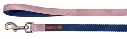 Guinzaglio doublepremium blu/rosa 25x1200 mm