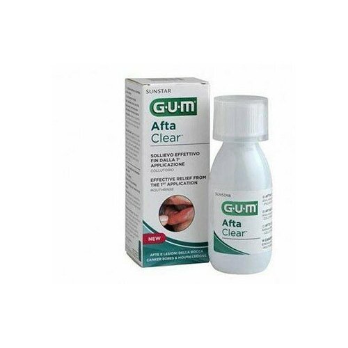 Gum aftaclear rinse 120 ml collutorio