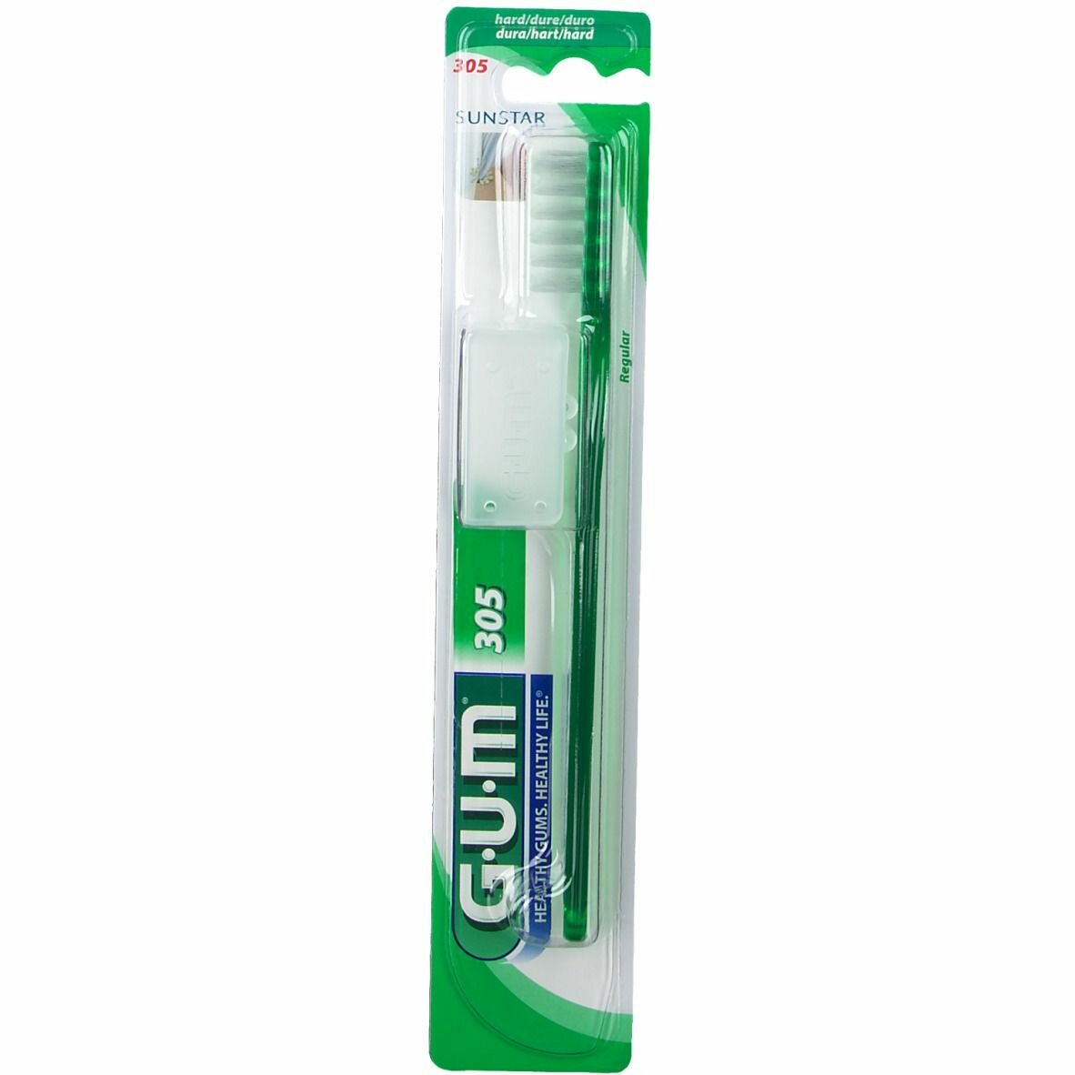 Gum Classic 305 Spazzolino Setole Dure Regular
