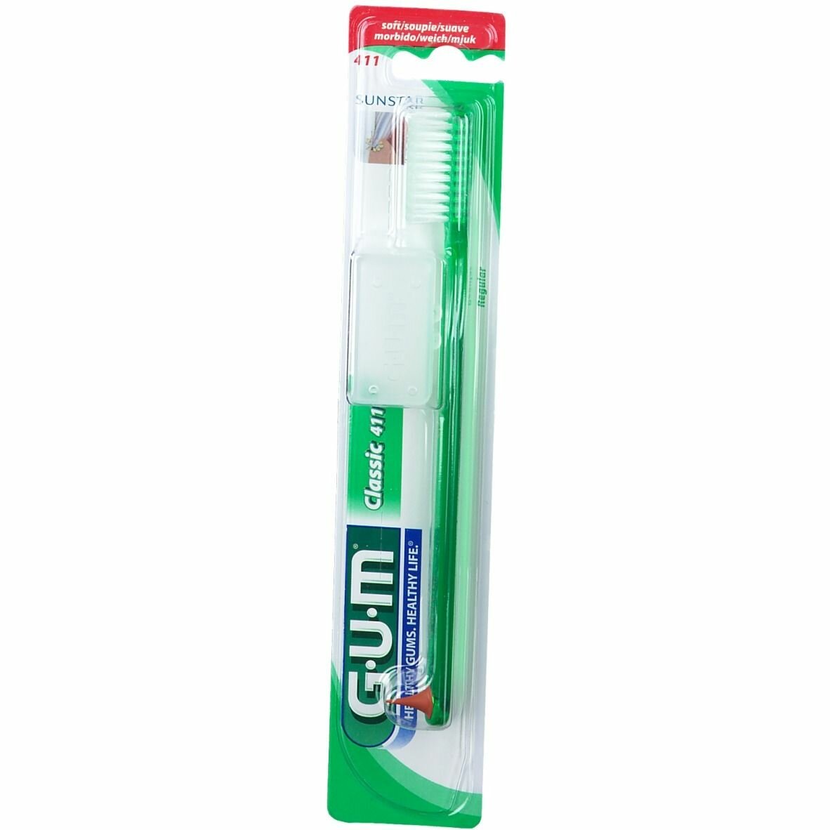 Gum Spazzolino Classic 411 Setole Morbide Regular