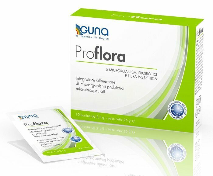 Guna Proflora Integratore di Fermenti Lattici 10 Bustine