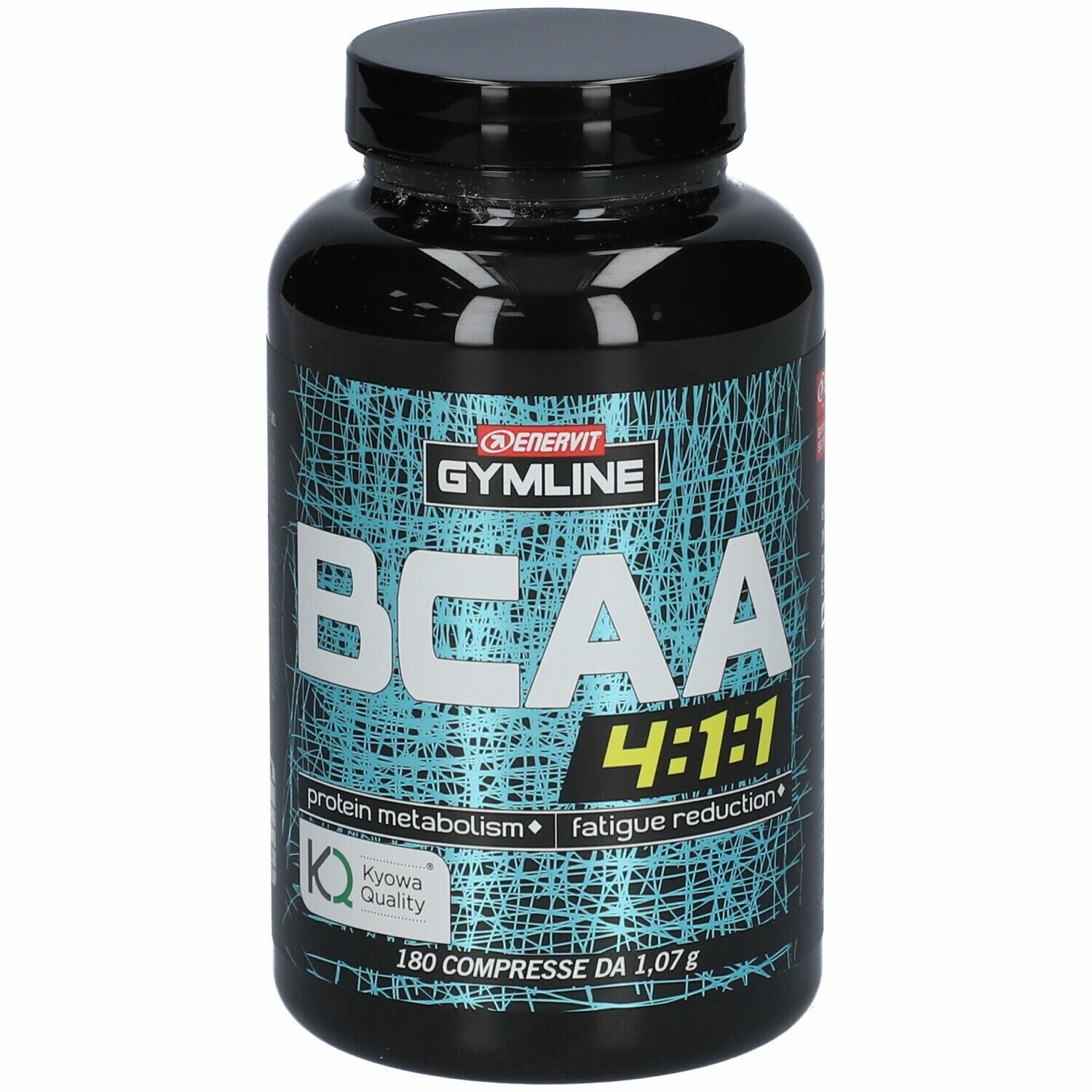 Gymline muscle bcaa 4:1:1 kyowa quality compresse 180 compresse 180 g