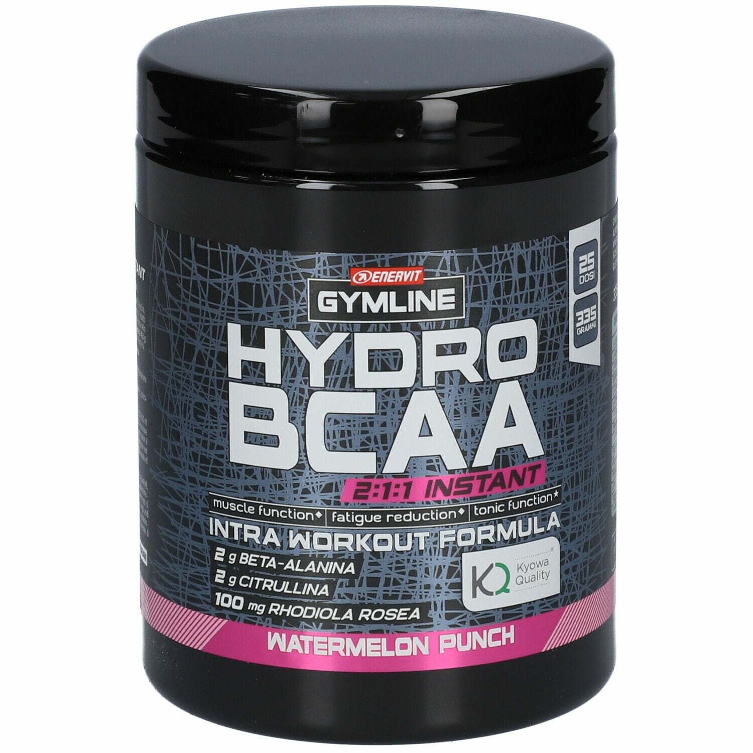 Gymline muscle hydro bcaa instant watermelon polvere 335 g