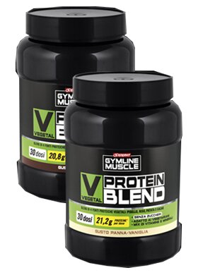 Gymline muscle vegetale protettiva blend cacao 900 g