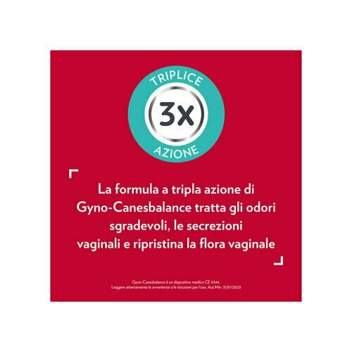 Gyno-canesbalance Gel Vaginosi Batterica 7 Applicatori Monouso