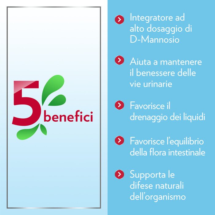 Gyno-canescystil integratore alto dosaggio di d-mannosio per benessere delle vie urinarie 14 bustine