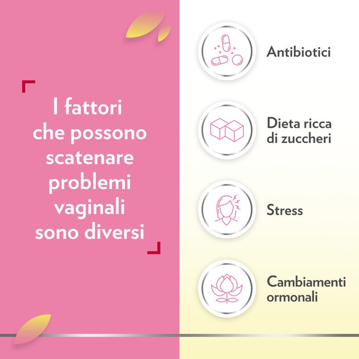 Gyno canesflora probiotico con vitamina b2 per benessere intimo e flora vaginale equilibrata 30 capsule