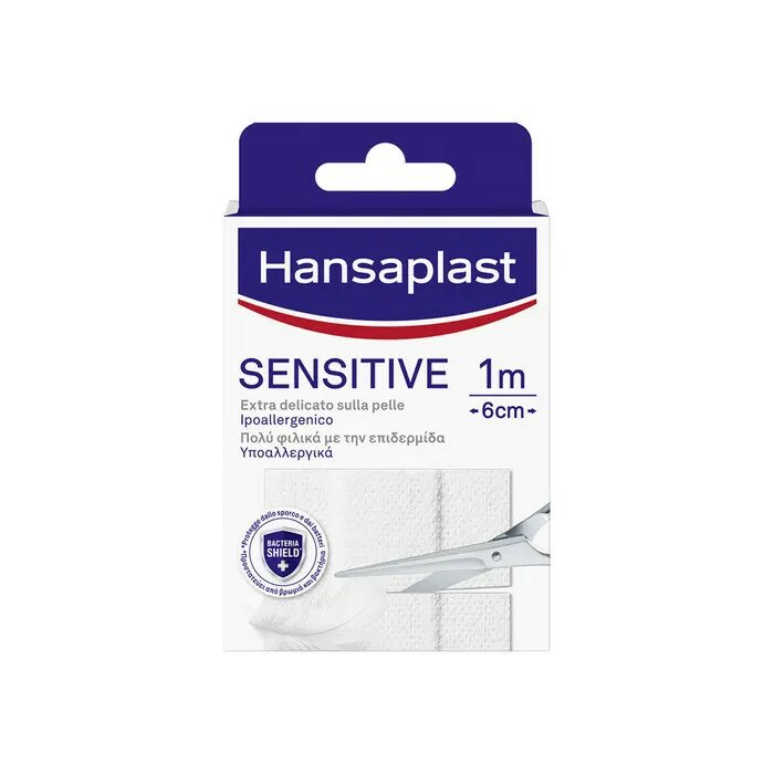 Hansaplast striscia sensitive pretagliata 1x6cm 10 pezzi