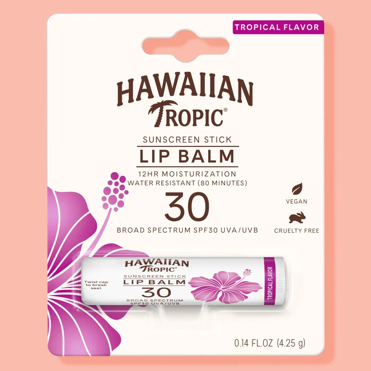 Hawaiian tropic tropical lip balm spf30 1 pezzo