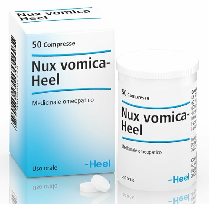 Heel Nux Vomica Acidità e Pirosi Gastrica 50 tavolette
