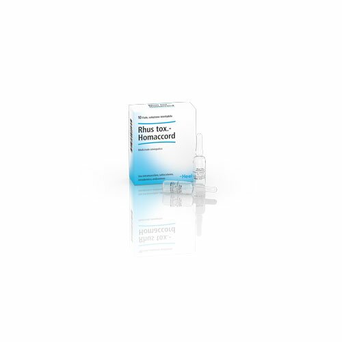 Heel rhus toxicodendron homaccord 10 fiale da 1,1 ml l'una