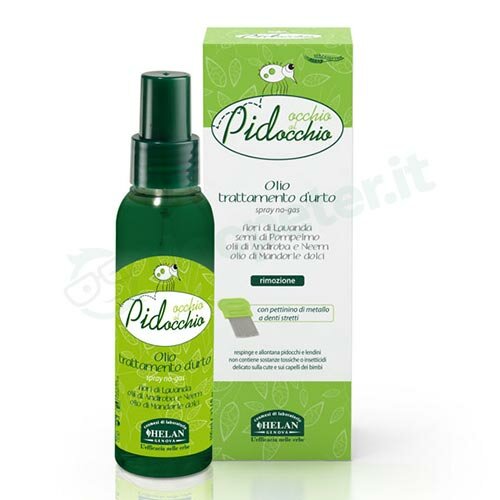 Helan occhio al pidocchio olio spray 100 ml + pettinino