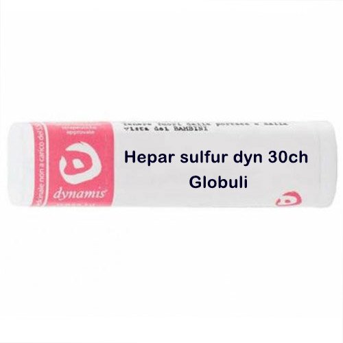 Hepar sulfur dyn 30ch Globuli