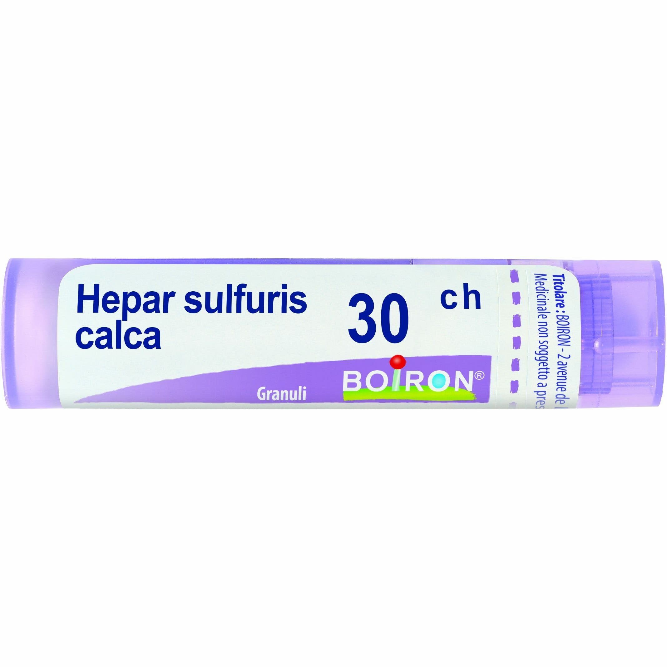 Hepar sulfuris calcareum 80 granuli 30 ch contenitore multidose