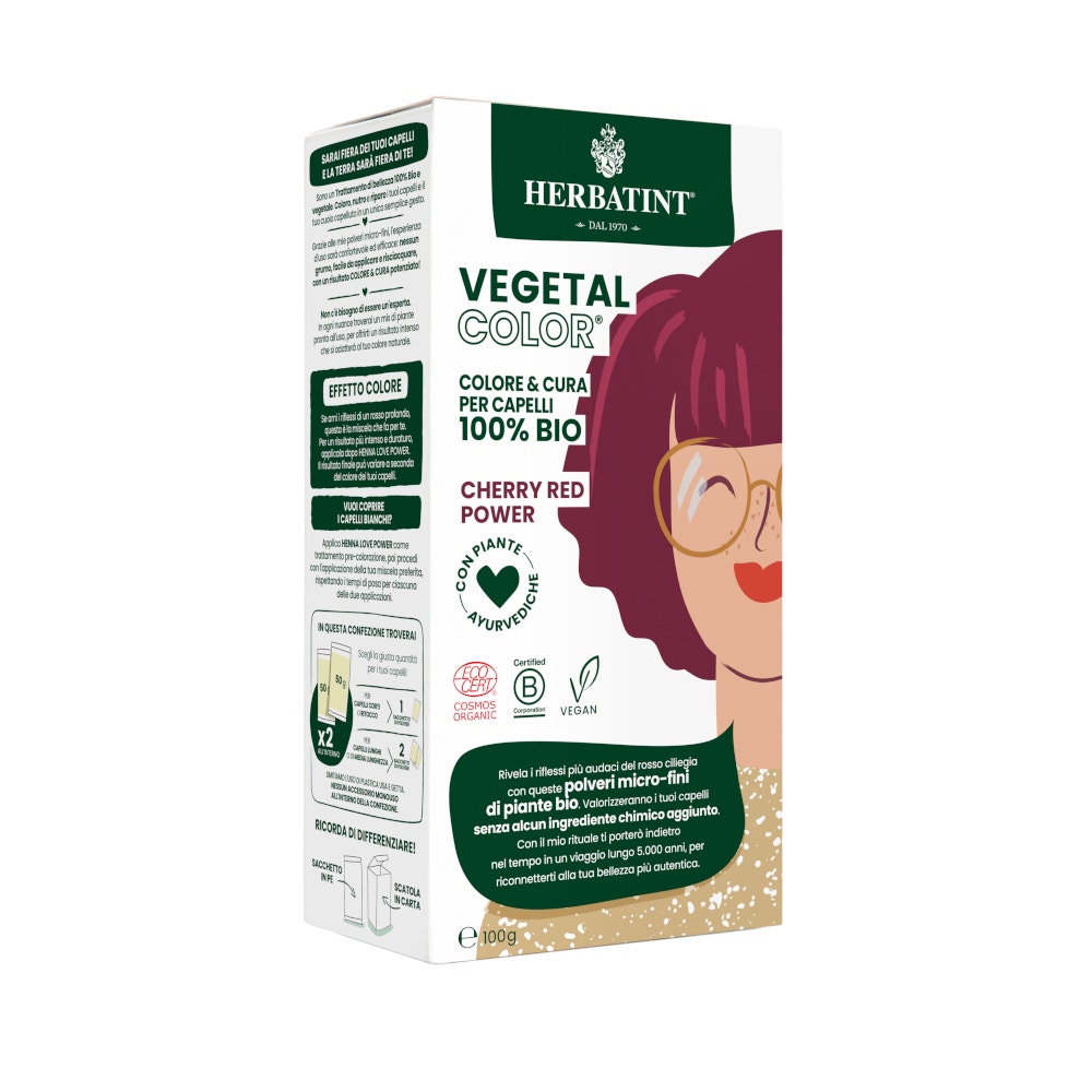 Herbatint vegetal cherry red