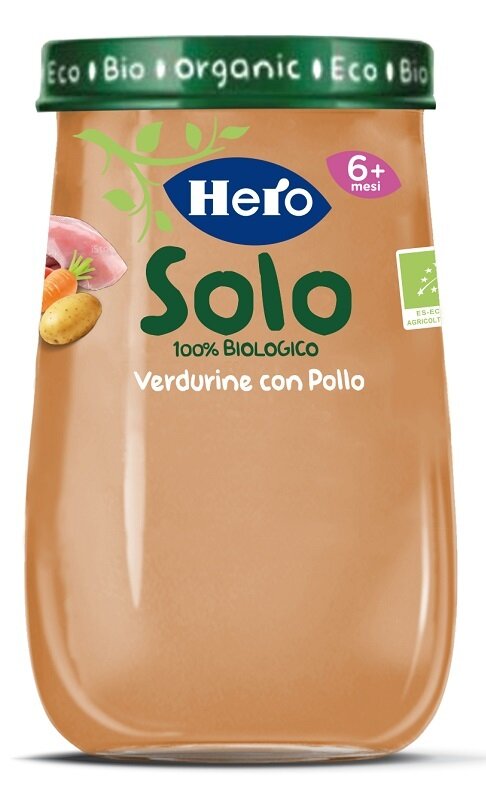 Hero baby solo omogeneizzato pollo verdure 190 g