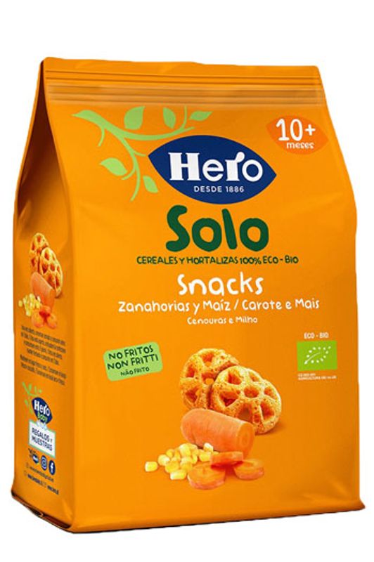 Hero baby solo snack carota mais 40 g