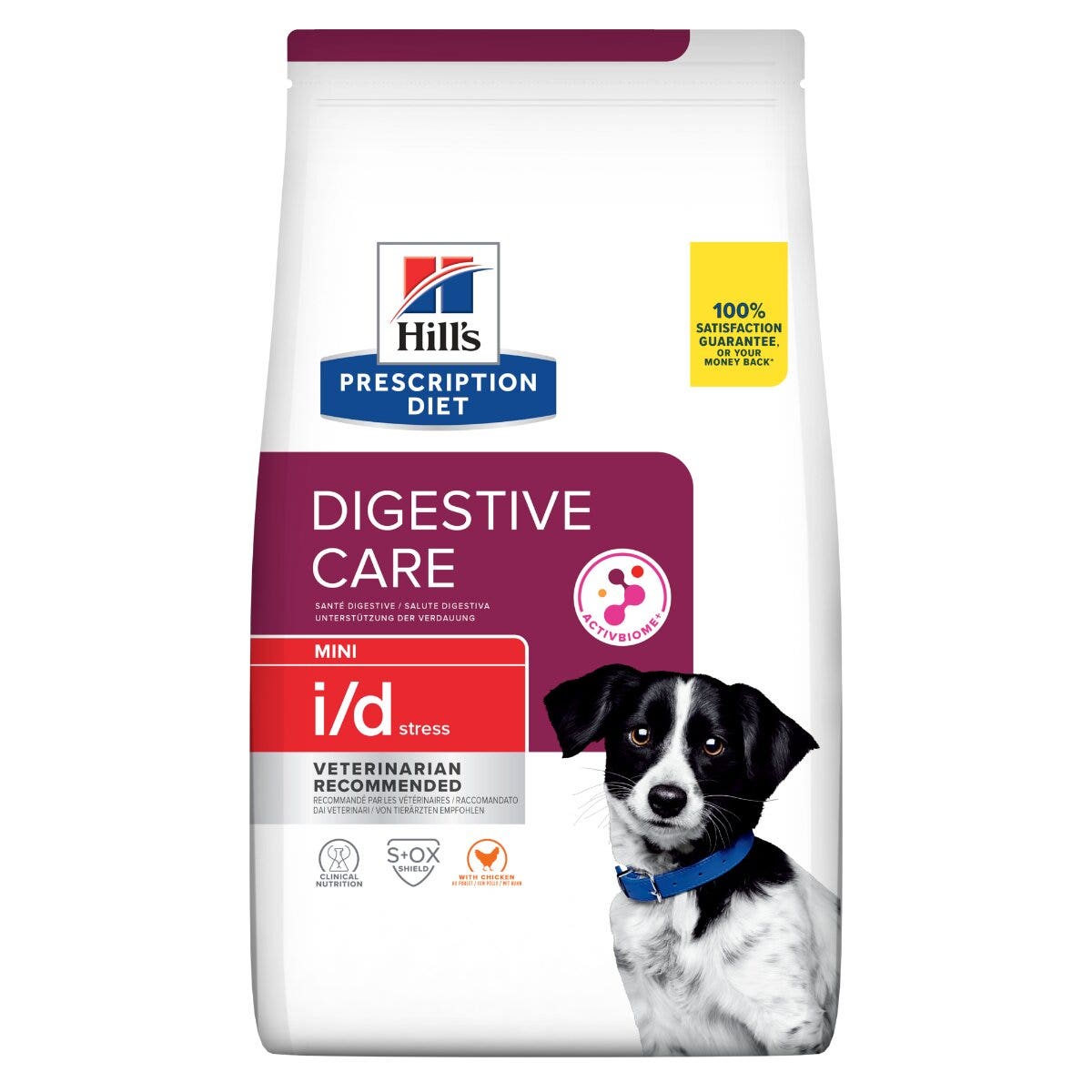 Hill's prescription diet i/d digestive care stress crocchette per cani con pollo taglia mini sacco 6kg
