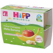 Hipp bio hipp bio frutta grattuggiata mela banana 4x100 g