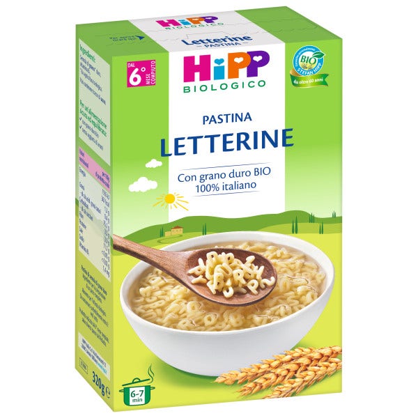 Hipp bio pastina letterine320g