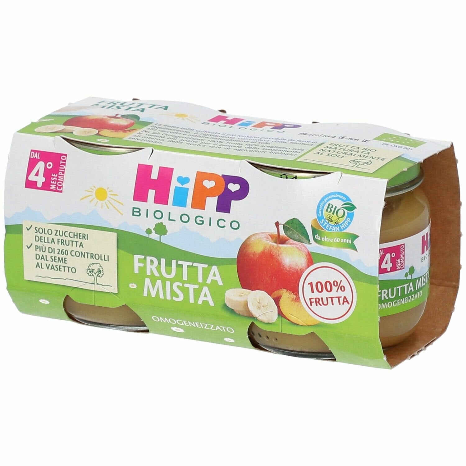 Hipp omogeneizzato frutta mista 2 x 80 g