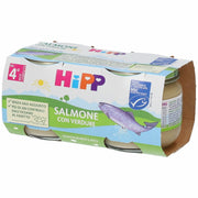 Hipp omogeneizzato salmone con verdure 2x80 g