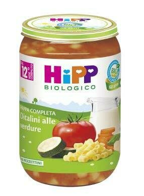 Hipp pappa pronta ditalini alle verdure 250 g