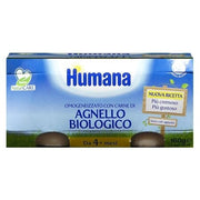 Humana omogeneizzato agnello bio 2 x 80 g