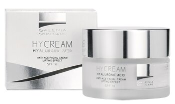 Hy cream crema viso antiage con acido hyaluronico 10% spf 18 50 ml