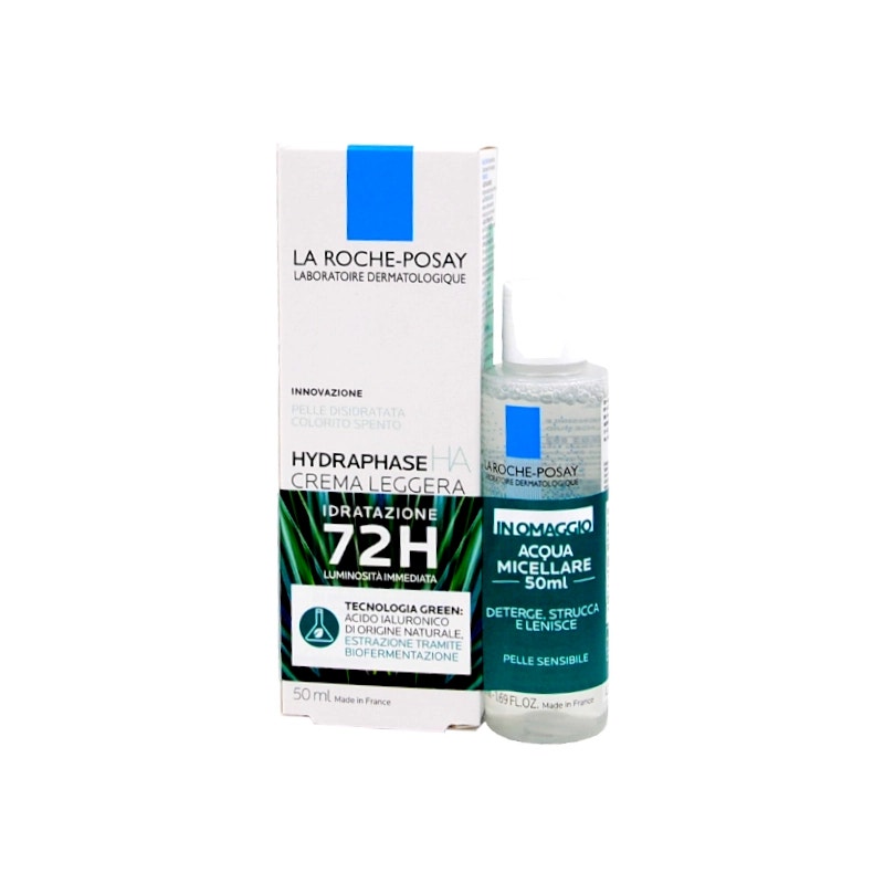 Hydraphase ha legere crema leggera 50 ml + acqua micellare ultra 50 ml omaggio