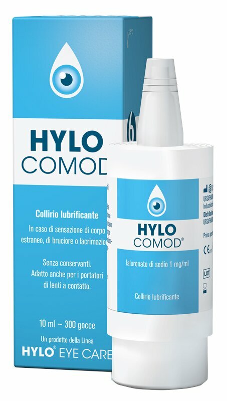Hylo-Comod Collirio Lubrificante 0,1% Ialuronato di Sodio 10 ml