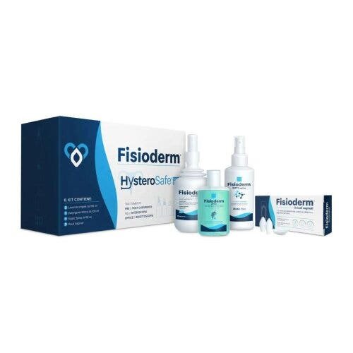 Hysterosafe smart kit 1 detergente intimo 100 ml + 1 septo spray 100 ml + 3 lavande da 150 ml + 3 ovuli da 2 g