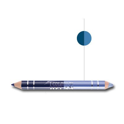 I colori di helan bio matita duo occhi avio blu notte