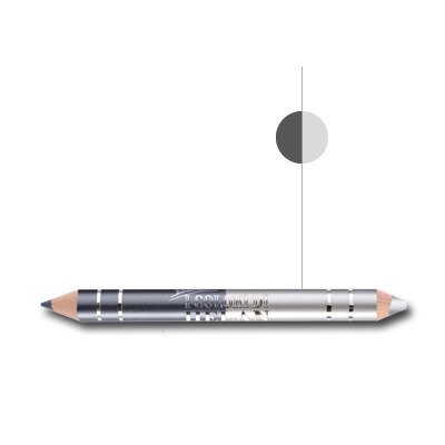 I colori di helan bio matita duo occhi opaline grigio antracite